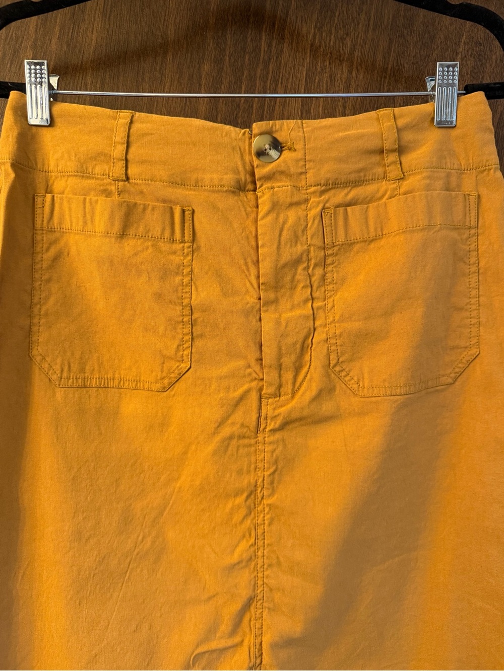 Maeve Anthropologie Colette Tan Maxi Straight Skirt, Size Medium - Picture 7 of 12